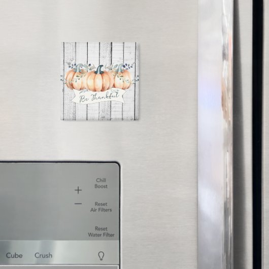 Watercolor Rustic Pumpkins マグネット (インサイチュ (冷蔵庫))