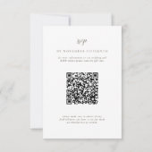 Watercolor Sayulita Mexico | QRコード ウェディング RSVP (裏面)