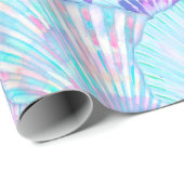 Watercolor sea shell seamless pattern. Hand drawn ラッピングペーパー (ロールコーナー)