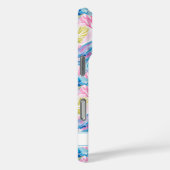 Watercolor Sea Turtles Monogrammed  Case-Mate iPhoneケース (裏面 / 右)