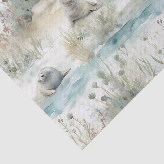 Watercolor Seals Coastal 薄葉紙 (詳細)
