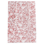 watercolor seamless pattern ミディアムペーパーバッグ (裏面)