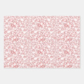 watercolor seamless pattern ラッピングペーパーシート (正面3)