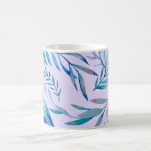 Watercolor seamless pattern. Botanical ornament. L コーヒーマグカップ (中央)