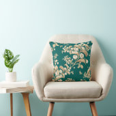 Watercolor seamless pattern of flowering branches, クッション (椅子)