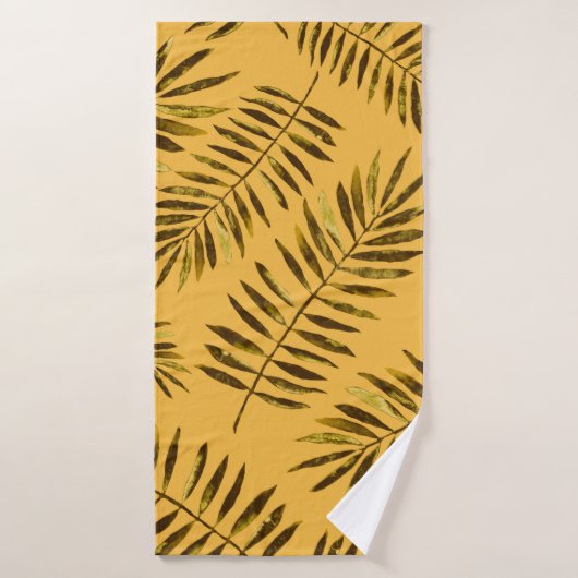 Watercolor seamless pattern with colorful abstract バスタオル (バスタオル)