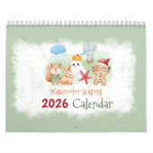 Watercolor seasons Calendar カレンダー (カバー)