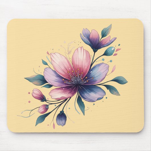  Watercolor Serenity mousepad マウスパッド (正面)