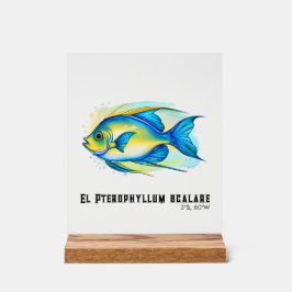 Watercolor Series: Angelfish アクリルサイン