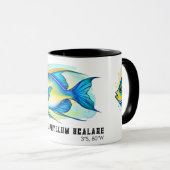 Watercolor Series: Angelfish マグカップ (正面右)