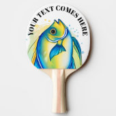 Watercolor Series: Angelfish 卓球ラケット (裏面)