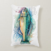 Watercolor Series: Bass アクセントクッション (裏面(縦))