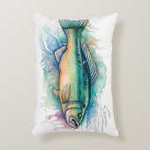 Watercolor Series: Bass アクセントクッション (正面(垂直))