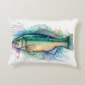 Watercolor Series: Bass アクセントクッション (裏面)