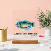 Watercolor Series: Bass アクリルサイン (ウェディング)