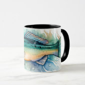 Watercolor Series: Bass マグカップ (正面右)