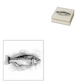 Watercolor Series: Bass ラバースタンプ (押印)