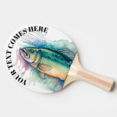 Watercolor Series: Bass 卓球ラケット (横)