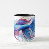 Watercolor Series: Betta Fish マグカップ (中央)