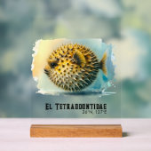 Watercolor Series: Blowfish アクリルサイン (ニュートラル)