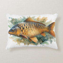 Watercolor Series: Carp アクセントクッション