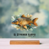 Watercolor Series: Carp アクリルサイン (ニュートラル)