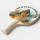 Watercolor Series: Carp 卓球ラケット (正面アングル)