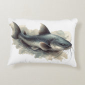 Watercolor Series: Catfish アクセントクッション (裏面)