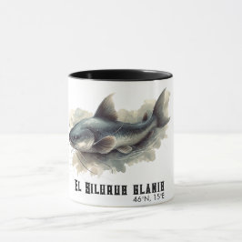 Watercolor Series: Catfish マグカップ