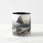 Watercolor Series: Catfish マグカップ (中央)