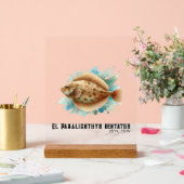 Watercolor Series: Flounder/Flatfish アクリルサイン (ウェディング)