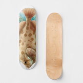 Watercolor Series: Flounder/Flatfish スケートボード (正面)