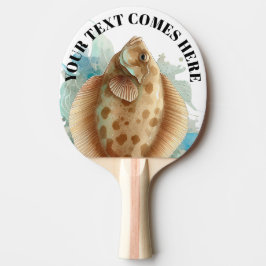 Watercolor Series: Flounder/Flatfish 卓球ラケット