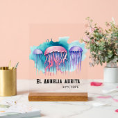 Watercolor Series: Jellyfish アクリルサイン (ウェディング)