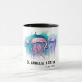 Watercolor Series: Jellyfish マグカップ (中央)