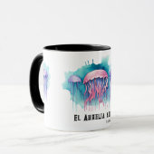 Watercolor Series: Jellyfish マグカップ (正面左)