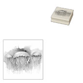 Watercolor Series: Jellyfish ラバースタンプ (押印)