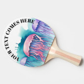 Watercolor Series: Jellyfish 卓球ラケット (横)