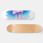 Watercolor Series: Jellyfish 2 スケートボード (横)