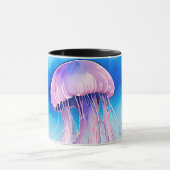 Watercolor Series: Jellyfish 2 マグカップ (中央)