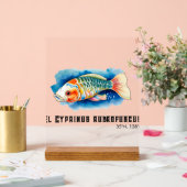 Watercolor Series: Koi Fish アクリルサイン (ウェディング)