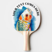 Watercolor Series: Koi Fish 卓球ラケット (裏面)