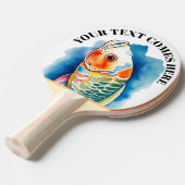 Watercolor Series: Koi Fish 卓球ラケット (正面アングル)