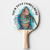 Watercolor Series: Lionfish 卓球ラケット (裏面)