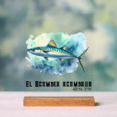 Watercolor Series: Mackerel アクリルサイン (ニュートラル)