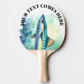 Watercolor Series: Mackerel 卓球ラケット (裏面)