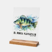 Watercolor Series: Perch アクリルサイン (傾斜)