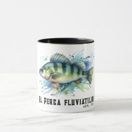 Watercolor Series: Perch マグカップ