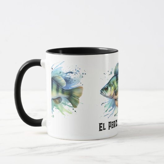 Watercolor Series: Perch マグカップ (左)