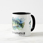 Watercolor Series: Perch マグカップ (正面右)